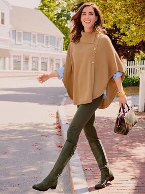 Talbots cape poncho